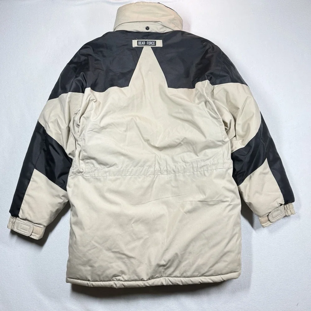 Bear Force Reversible Parka Mens M Insulated Winter Coat Utility‎ Colorblock